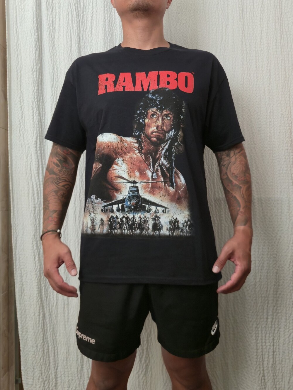 Rambo Official Movie Shirt Large